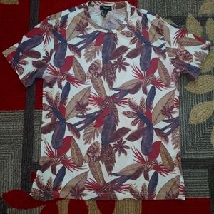 Forever 21 Mens Floral Tee Shirt